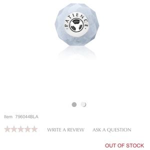 Patience Pandora Essence Bead